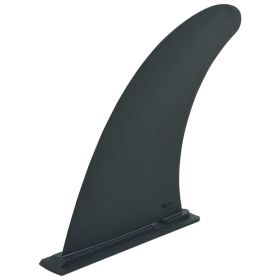 Center Fin for Stand Up Paddle Board 7.2"x8.3" Plastic Black