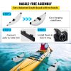 Kayak Outrigger Stabilizer, 2 pcs, PVC Inflatable Outrigger Float with Sidekick Arms Rod, Standing Float Stabilizer System Kit for Kayaks, Canoes, Fis