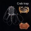 1pc Crab Trap Snare With Multiple Hooks; Reusable Bait Cage For Outdoor Crap Shrimp Lobster