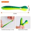 10Pcs Soft Fishing Lures Realistic Bass Loach Swimming Lure