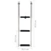 Folding Boarding Ladder 3-step Stainless Steel