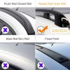 2Pcs Car Roof Top Crossbar Rack Aluminum Alloy Luggage Carrier Rack 330lbs Max Load w/Lock Fit Most Cars SUVs