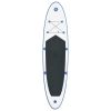 Inflatable Stand Up Paddleboard Set Blue and White