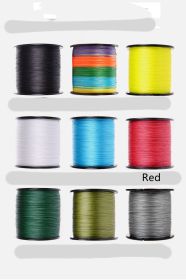 Hook Drop Spinning Wheel Fishing Line (Option: Red-0.8)