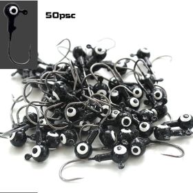 Five Color Fish Hook In Bulk (Option: Black-1g-50PCS)