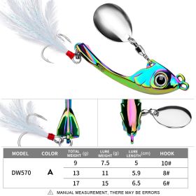 Lure String Moon Spinning Sequins Long-distance Casting (Option: A-9g)