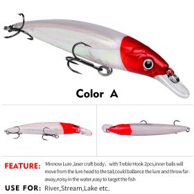 Rattling Floating Minnow Jerkbait (Option: Color A-11CM)