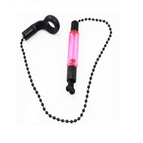 Simple Soft Chain Rocker Fishing Alarm (Color: Pink)