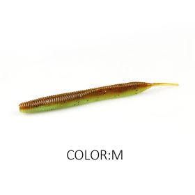 Larva 7.4cm10CM Road Subsoft Bait Monochrome Salt (Option: M-7.4cm 20pcs)