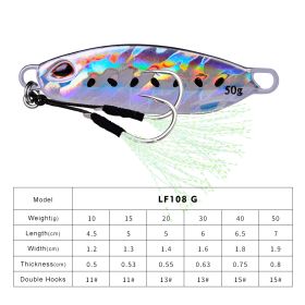 Long Throw Submerged Metal Decoy Fishing Gear (Option: Color G-20G)