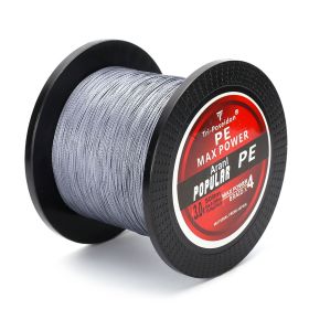 4Braided Fishing PE Strong Pull Horse Main Line 300M (Option: Grey-0.4x300m)