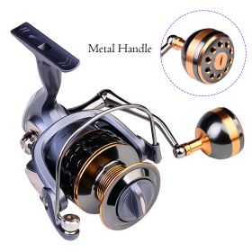 Fishing Wheel Full Metal Thread Cup Luya Spinning (Option: 6000type)