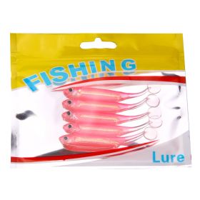 Colorful Freshwater Sea Fishing With Fake Bait (Option: Pink-5pcs)