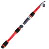 Sougayilang Travel Telescopic Fishing Rod Glass Fiber Fishing Pole