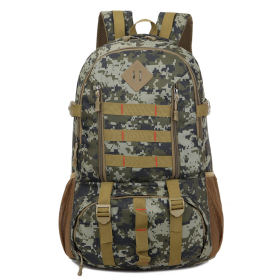 Camouflage Travel Backpack Outdoor Camping Mountaineering Bag (Type: Mountaineering Bag, Color: Jungle Camouflage)