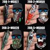 1pc Popper Lure Skull Fishing Lure Artificial Bait + 1pc Mask Magic Scarf Headband Balaclavas