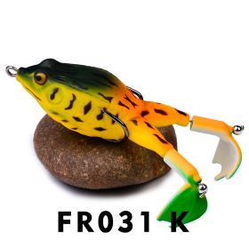 Rotating Legs Thunder Frog Luer Soft Lure (Option: Color K)